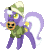 Size: 273x306 | Tagged: safe, artist:bitsandbees, imported from derpibooru, oc, oc only, oc:aether naut, earth pony, pony, :3, >:3, animated, blinking, clothes, commission, earth pony oc, gif, hat, mouth hold, nightmare night, pith helmet, pumpkin bucket, simple background, solo, tail wrap, transparent background, ych result