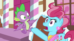 Size: 1920x1080 | Tagged: safe, imported from derpibooru, screencap, cup cake, spike, the big mac question