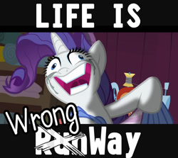 Size: 847x757 | Tagged: safe, edit, edited screencap, editor:wangkingfun, imported from derpibooru, screencap, rarity, pony, equestria girls, fame and misfortune, life is a runway, female, why i'm creating a gown darling