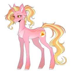 Size: 1406x1388 | Tagged: safe, artist:monogy, imported from derpibooru, luster dawn, pony, unicorn, cheek fluff, chest fluff, cute, ear fluff, female, lusterbetes, mare, redesign, simple background, smiling, solo, transparent background