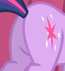 Size: 742x813 | Tagged: safe, imported from derpibooru, screencap, twilight sparkle, pony, unicorn, green isn't your color, ass, butt, butt only, cropped, female, pictures of butts, plot, solo, twibutt, unicorn twilight