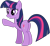 Size: 1280x1177 | Tagged: safe, artist:andoanimalia, imported from derpibooru, twilight sparkle, pony, unicorn, swarm of the century, butt, female, mare, plot, simple background, solo, transparent background, twibutt, vector