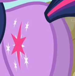 Size: 742x757 | Tagged: safe, imported from derpibooru, screencap, twilight sparkle, pony, unicorn, lesson zero, butt, butt only, cropped, female, pictures of butts, plot, solo, twibutt, unicorn twilight