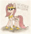 Size: 724x779 | Tagged: safe, artist:brogararts, imported from derpibooru, oc, oc only, oc:princess heather blossom, alicorn, pony, alicorn oc, female, horn, mare, smiling, solo, solo female, sunglasses, traditional art, wings