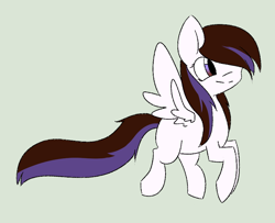 Size: 954x774 | Tagged: safe, artist:f-lowers088, imported from derpibooru, oc, oc only, oc:winter breeze, pegasus, pony, flying, long tail, pegasus oc, solo, wings