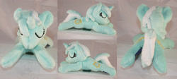 Size: 4017x1800 | Tagged: safe, artist:bastler, imported from derpibooru, lyra heartstrings, pony, unicorn, eyes closed, irl, photo, plushie, sleeping