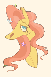 Size: 197x296 | Tagged: safe, artist:hardpee, imported from derpibooru, fluttershy, pegasus, pony, female, hoers, mare, solo