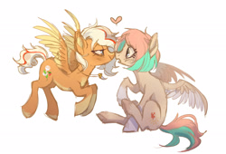 Size: 2775x1884 | Tagged: safe, artist:lunnita_pony, imported from derpibooru, oc, oc only, pegasus, pony, heart