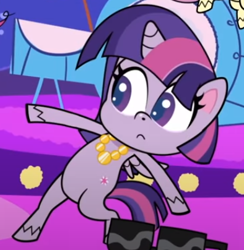 Size: 394x404 | Tagged: safe, imported from derpibooru, screencap, twilight sparkle, alicorn, pony, my little pony: pony life, spoiler:pony life s01e46, bipedal, cropped, cute, female, g4.5, jewelry, necklace, shocked, solo, sportacular spectacular musical musak-ular, sunglasses, twiabetes, twilight sparkle (alicorn), we shine brighter together