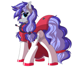 Size: 6865x6251 | Tagged: safe, alternate version, artist:ask-colorsound, imported from derpibooru, oc, oc only, oc:cinnabyte, earth pony, pony, absurd resolution, adorkable, butt, cinnabetes, clothes, cute, dork, dress, female, gaming headset, glasses, headphones, headset, mare, pigtails, plot, simple background, smiling, socks, solo, transparent background