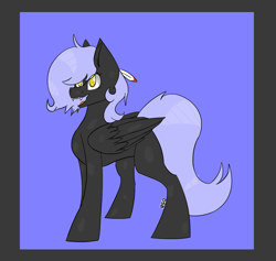 Size: 1473x1397 | Tagged: safe, artist:toptian, imported from derpibooru, oc, oc only, pegasus, pony, feather, pegasus oc, signature, smiling, solo, wings