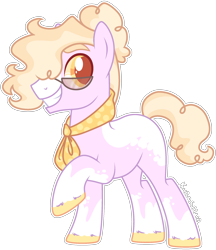 Size: 2184x2530 | Tagged: safe, artist:kurosawakuro, imported from derpibooru, oc, oc only, pony, base used, glasses, male, offspring, parent:suri polomare, parent:svengallop, simple background, solo, stallion, transparent background