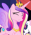 Size: 1332x1517 | Tagged: safe, imported from derpibooru, screencap, princess cadance, shining armor, alicorn, pony, best gift ever, cropped, crown, cute, cutedance, eyes closed, female, jewelry, male, mare, regalia, solo, solo focus, spread wings, twilight's castle, wings