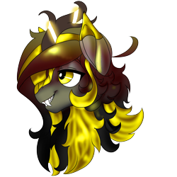 Size: 1920x1923 | Tagged: safe, artist:brainiac, derpibooru exclusive, imported from derpibooru, oc, oc only, oc:knick knack, kirin, kirin-ified, male, solo, species swap, stallion