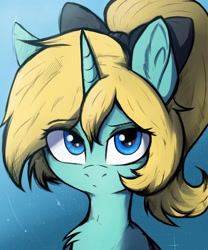 Size: 2000x2400 | Tagged: safe, artist:tatykin, artist:tatykun, imported from derpibooru, oc, oc only, oc:diamonody, pony, unicorn, female, looking at you, pensive, solo, unimpressed