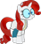 Size: 1280x1394 | Tagged: safe, artist:pagiepoppie12345, imported from derpibooru, rarity, pony, unicorn, clothes, crossover, female, glasses, johnny test, lab coat, mary test, simple background, solo, transparent background