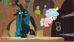 Size: 1920x1080 | Tagged: safe, imported from derpibooru, screencap, cozy glow, queen chrysalis, the ending of the end