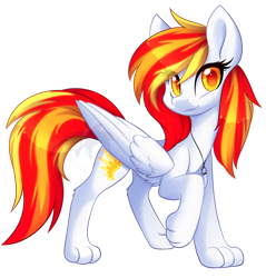 Size: 1280x1340 | Tagged: safe, artist:scarlet-spectrum, imported from derpibooru, oc, oc only, oc:diamond sun, pegasus, pony, sphinx, commission, crystal, cute, eyelashes, female, jewelry, mare, necklace, patreon, paws, pegasus oc, simple background, slim, solo, transparent background, wings