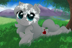 Size: 3000x2000 | Tagged: safe, artist:nimaru, imported from derpibooru, oc, oc only, oc:heartsong, pony, unicorn, female, lying down, mare, prone, solo, tree