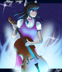 Size: 2100x2450 | Tagged: safe, artist:melanyschaffer, artist:opal_radiance, imported from derpibooru, octavia melody, equestria girls, cello, female, musical instrument, ponied up, solo