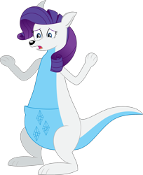 Size: 2182x2669 | Tagged: safe, artist:dupontsimon, imported from derpibooru, rarity, kangaroo, fanfic:magic show of friendship, equestria girls, fanfic art, kanga rare, open mouth, simple background, solo, species swap, transformation, transparent background, vector
