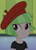 Size: 523x720 | Tagged: safe, imported from derpibooru, screencap, drama letter, watermelody, equestria girls, beret, cropped, cute, female, hat, looking at you, melodorable, solo