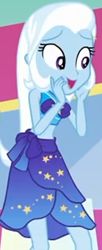 Size: 336x820 | Tagged: safe, imported from derpibooru, screencap, trixie, equestria girls, i'm on a yacht, spoiler:eqg series (season 2), belly button, bikini, bikini top, clothes, cropped, female, geode of empathy, geode of fauna, geode of shielding, geode of sugar bombs, geode of super speed, geode of super strength, geode of telekinesis, magical geodes, sarong, swimsuit, swimsuit trixie, trixie's beach shorts swimsuit