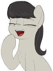 Size: 1626x2167 | Tagged: safe, artist:zippysqrl, imported from derpibooru, octavia melody, earth pony, pony, bust, chest fluff, esophagus, eyes closed, female, gullet, laughing, mawshot, open mouth, oral invitation, simple background, solo, taste buds, transparent background