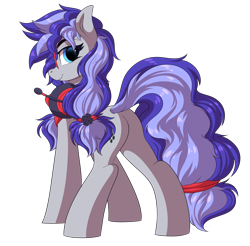 Size: 6357x6251 | Tagged: safe, alternate version, artist:ask-colorsound, imported from derpibooru, oc, oc only, oc:cinnabyte, earth pony, pony, absurd resolution, adorkable, bandana, butt, cinnabetes, clothes, cute, dork, female, gaming headset, glasses, headphones, headset, mare, pigtails, plot, simple background, smiling, solo, transparent background