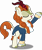 Size: 3927x4725 | Tagged: safe, artist:vector-brony, imported from derpibooru, autumn blaze, kirin, sounds of silence, a kirin tale, absurd resolution, awwtumn blaze, broadway, clothes, cute, eyes closed, female, hamilton, musical, open mouth, raised hoof, reference, simple background, singing, solo, transparent background, vector