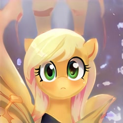 Size: 1024x1024 | Tagged: safe, artist:thisponydoesnotexist, imported from derpibooru, pony, ai content, ai generated, artificial intelligence, bust, generator:thisponydoesnotexist, neural network, not applejack, portrait, solo