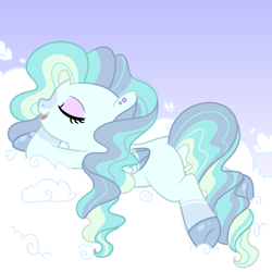 Size: 1700x1700 | Tagged: safe, artist:katelynleeann42, imported from derpibooru, oc, oc only, pegasus, pony, base used, cloud, female, mare, solo