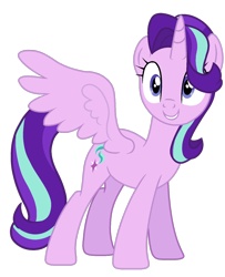 Size: 1280x1576 | Tagged: safe, artist:baydesbases, imported from derpibooru, starlight glimmer, alicorn, pony, alicornified, female, race swap, simple background, smiling, solo, starlicorn, transparent background, xk-class end-of-the-world scenario