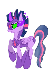 Size: 800x1280 | Tagged: safe, artist:carritrap, imported from derpibooru, twilight sparkle, alicorn, pony, + solo, bevor, boots, chamfron, chestplate, clothes, colored horn, corrupted, corrupted twilight sparkle, couteau, criniere, croupiere, cuirass, curved horn, dark, dark equestria, dark magic, dark queen, dark twilight, dark twilight sparkle, dark world, darklight, darklight sparkle, evil twilight, fauld, female, gorget, helmet, hoof shoes, horn, jewelry, magic, necklace, pauldrant, pauldron, plackart, possessed, queen of shadows, queen twilight, queen twilight sparkle, regalia, rerebrant, shoes, simple background, solo, sombra empire, sombra eyes, sombra horn, transparent background, twilight is anakin, twilight sparkle (alicorn), tyrant sparkle, vambrant