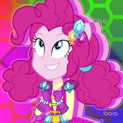 Size: 720x720 | Tagged: safe, imported from derpibooru, pinkie pie, equestria girls, female, solo