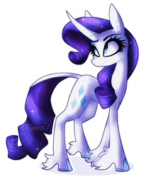 Size: 640x752 | Tagged: safe, artist:raress, imported from derpibooru, rarity, female, mare, simple background, unshorn fetlocks, white background