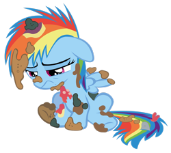 Size: 2585x2321 | Tagged: safe, artist:dragonm97hd, imported from derpibooru, rainbow dash, pony, newbie dash, female, filly, rainbow trash, simple background, solo, transparent background