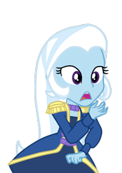 Size: 766x1080 | Tagged: safe, artist:gmaplay, edit, edited screencap, imported from derpibooru, screencap, trixie, equestria girls, equestria girls series, spring breakdown, spoiler:eqg series (season 2), epaulettes, female, magician outfit, not a vector, simple background, solo, transparent background