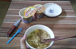 Size: 1181x763 | Tagged: safe, imported from derpibooru, china, chopsticks, cup noodles, food, fork, irl, noodle, noodles, photo, ramen