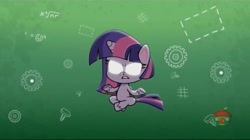 Size: 1671x937 | Tagged: safe, imported from derpibooru, screencap, twilight sparkle, alicorn, pony, my little pony: pony life, spoiler:pony life s01e45, female, g4.5, solo, the great collide, treehouse logo, twilight sparkle (alicorn)