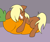 Size: 1200x1000 | Tagged: artist needed, safe, earth pony, pony, art pack:marenheit 451 post-pack, carrot, cushion, eyes closed, female, food, sleeping, solo, verity