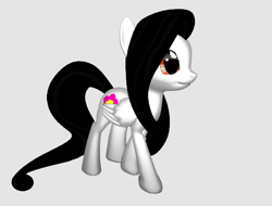 Size: 656x499 | Tagged: safe, artist:sachidashie, imported from derpibooru, oc, oc only, oc:flower bliss, pegasus, pony, 3d, gray background, pegasus oc, simple background, solo, wings