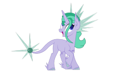 Size: 3170x1892 | Tagged: safe, artist:michellminor, imported from derpibooru, oc, oc only, oc:icy heart, pony, unicorn, horn, simple background, solo, thorn, thorns, transparent background, unicorn oc