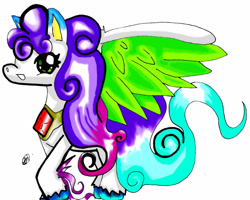 Size: 2599x2081 | Tagged: safe, artist:crystaltheechidna, imported from derpibooru, oc, oc only, oc:bell, pegasus, pony, pegasus oc, simple background, solo, white background, wings