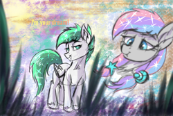 Size: 6000x4000 | Tagged: safe, artist:dreamyskies, imported from derpibooru, oc, oc only, oc:dreamer skies, oc:dreamyway skies, bat pony, pegasus, pony, abstract background, absurd resolution, duo, female, full body, fullbody, halfbody, male, mare, pegasus oc, pony oc, quick draw, sketch, smiling, smiling at you, sparkles, stallion, standing, text, wings