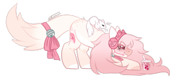 Size: 1061x494 | Tagged: safe, artist:inspiredpixels, imported from derpibooru, oc, oc only, cat, earth pony, pony, chibi, female, mare, simple background, solo, transparent background