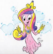 Size: 223x226 | Tagged: safe, artist:spongefox, imported from derpibooru, princess cadance, alien, crossover, female, heart, picture for breezies, solo, wander over yonder