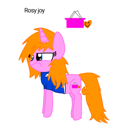 Size: 768x768 | Tagged: safe, artist:crossovercartoons, imported from derpibooru, oc, oc:rosy joy, pony, unicorn