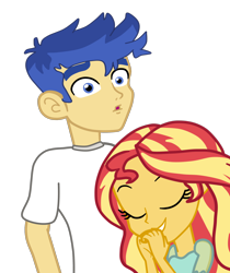 Size: 1880x2240 | Tagged: safe, artist:gmaplay, imported from derpibooru, flash sentry, sunset shimmer, equestria girls, female, flashimmer, male, shipping, simple background, straight, transparent background