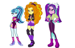 Size: 2751x1760 | Tagged: safe, artist:gmaplay, imported from derpibooru, adagio dazzle, aria blaze, sonata dusk, equestria girls, equestria girls series, spoiler:eqg series (season 2), converse, cute, female, shoes, simple background, the dazzlings, transparent background